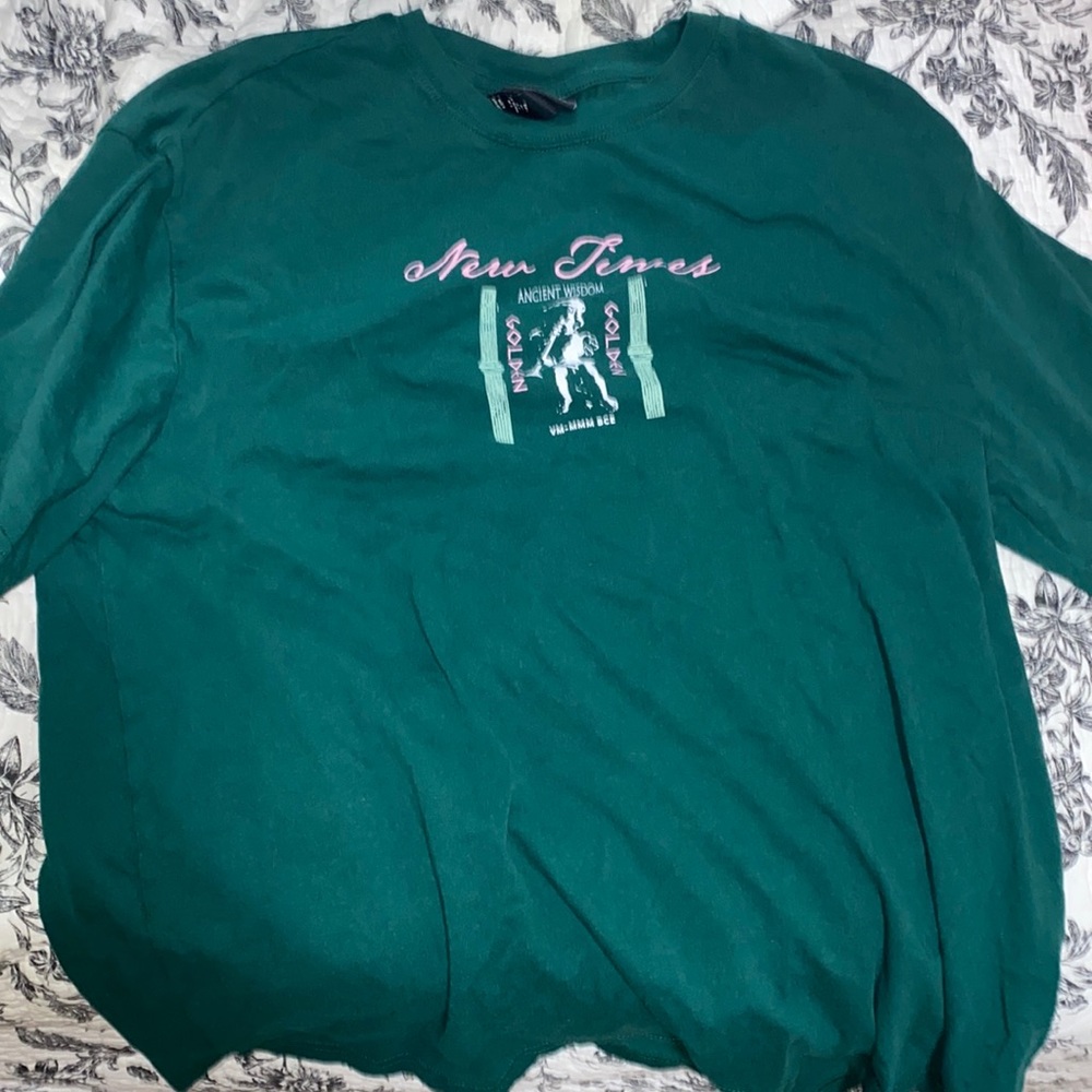 Green Graphic T Shirt